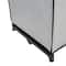 Honey Can Do 36" Gray Double Door Portable Wardrobe Closet